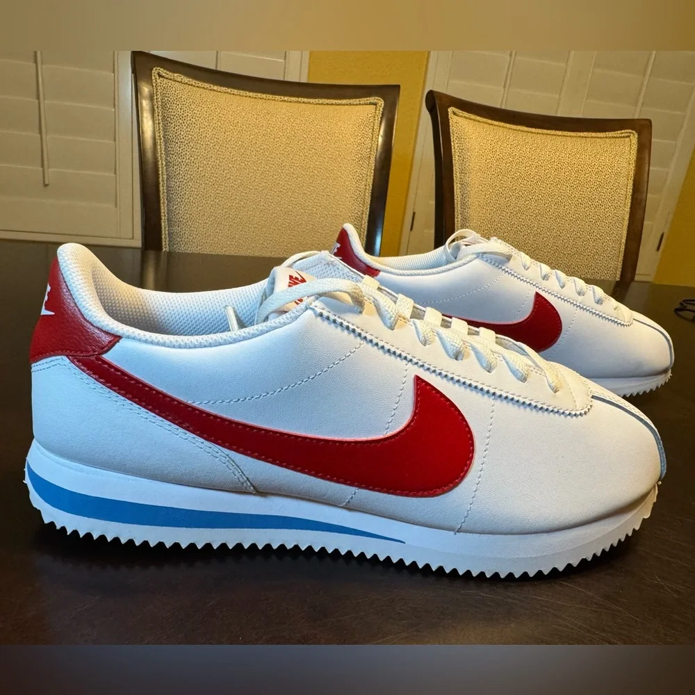 New Nike Cortez Forest Gump White Red Sneaker Shoes Size US 11.5 - Picture 3 of 14